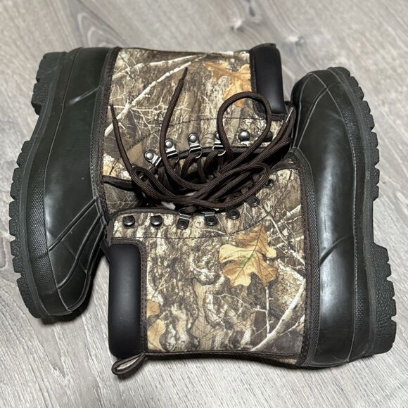 Magellan Men's Insulated Duck Hunting Boots Camo Men Size 7 Outdoor Waterproof - Picture 3 of 5